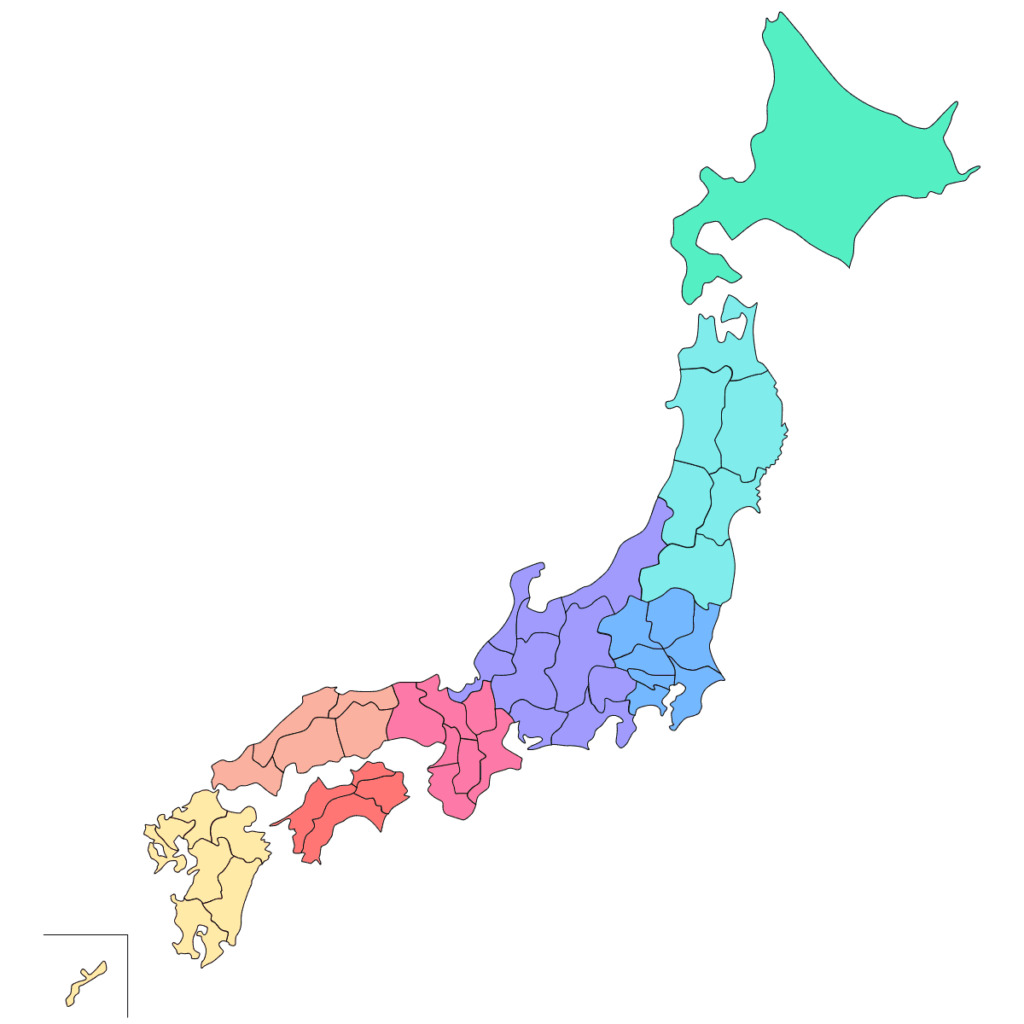 九州 地方 地図 九州